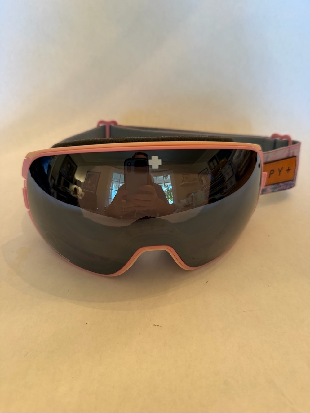SPY Kids Pink Ski Goggles with Dark Mirrored Lens